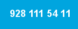 928 111 54 11
